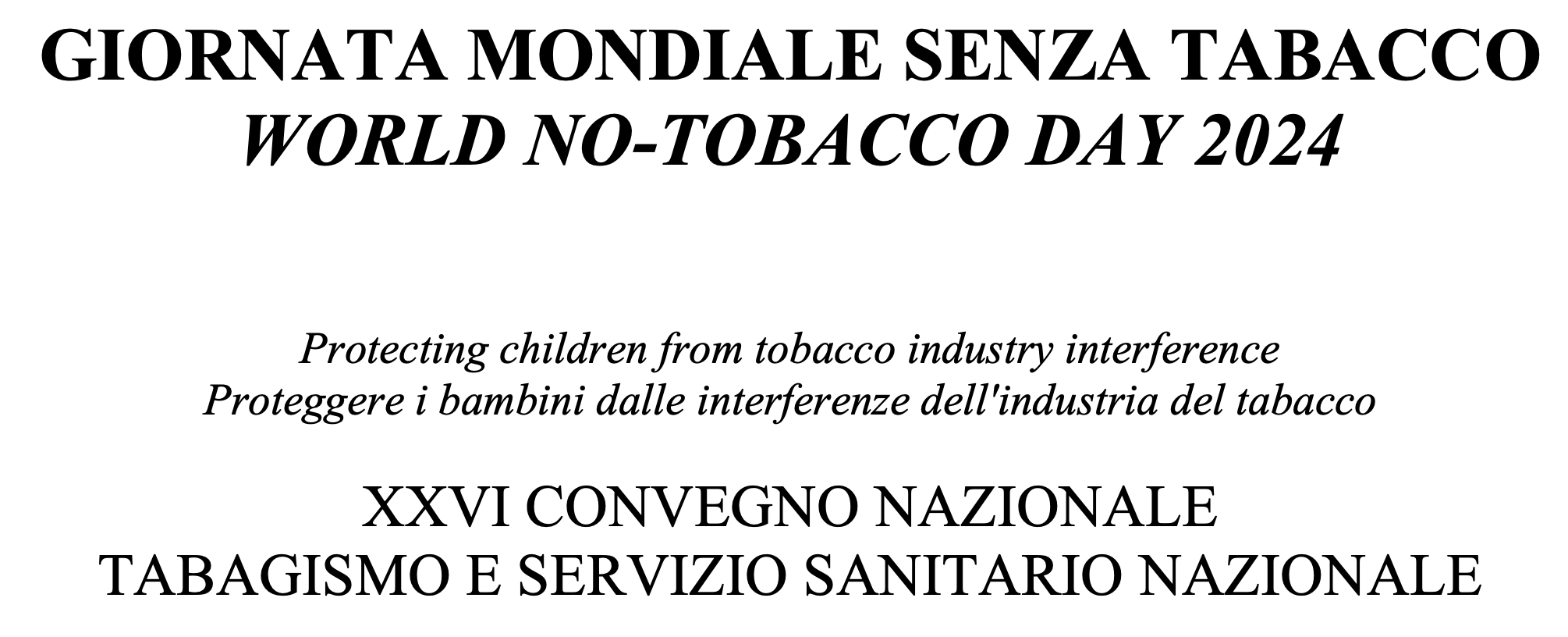 Tabagismo e Servizio Sanitario Nazionale